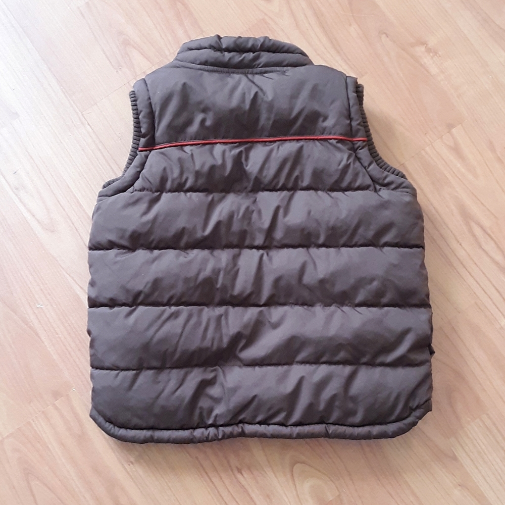 Old Navy Button Up Puffer Vest w/Owl & Pockets - Picture 3 of 7